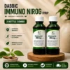 Make your daily wellness routine convenient with the Dabbic Immuno Nirog Syrup 2 Bottle Combo. This pack contains two bottles of herbal syrup, offering a convenient option for regular use as directed on the product packaging.