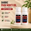 Dabbic Pain Mukti Oil 2 Bottle Combo herbal massage oil