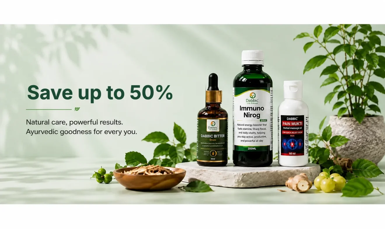 Dabbic Ayurvedic combo packs – save up to 50%